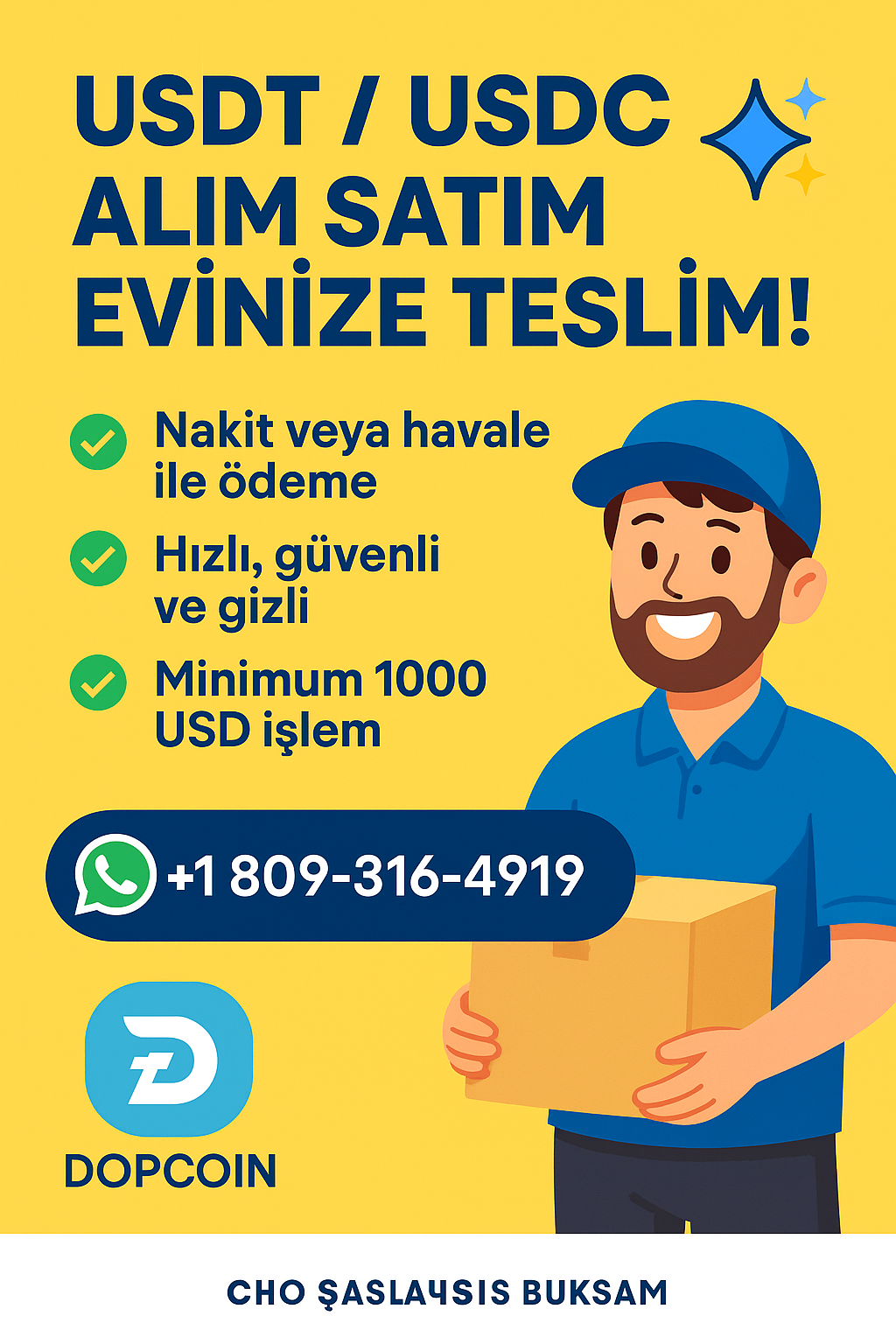 🇹🇷 DopCoin – Güvenli Kripto Hizmeti Ayağınıza Gelsin!