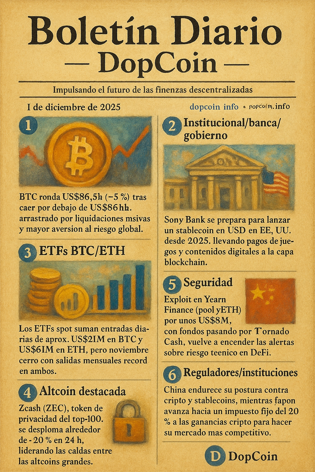 📅 1 de diciembre de 2025 DOPCOIN – dopcoin.info ➡️ “Impulsando el futuro de las finanzas descentralizadas”