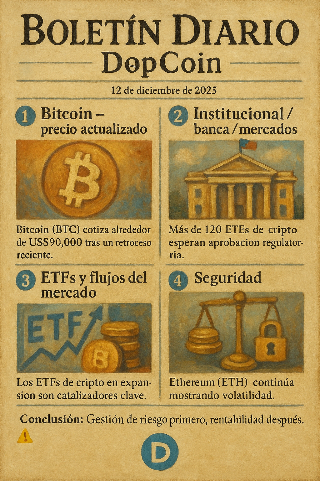 📅 12 de diciembre de 2025 DOPCOIN – dopcoin.info ➡️ “Impulsando el futuro de las finanzas descentralizadas”