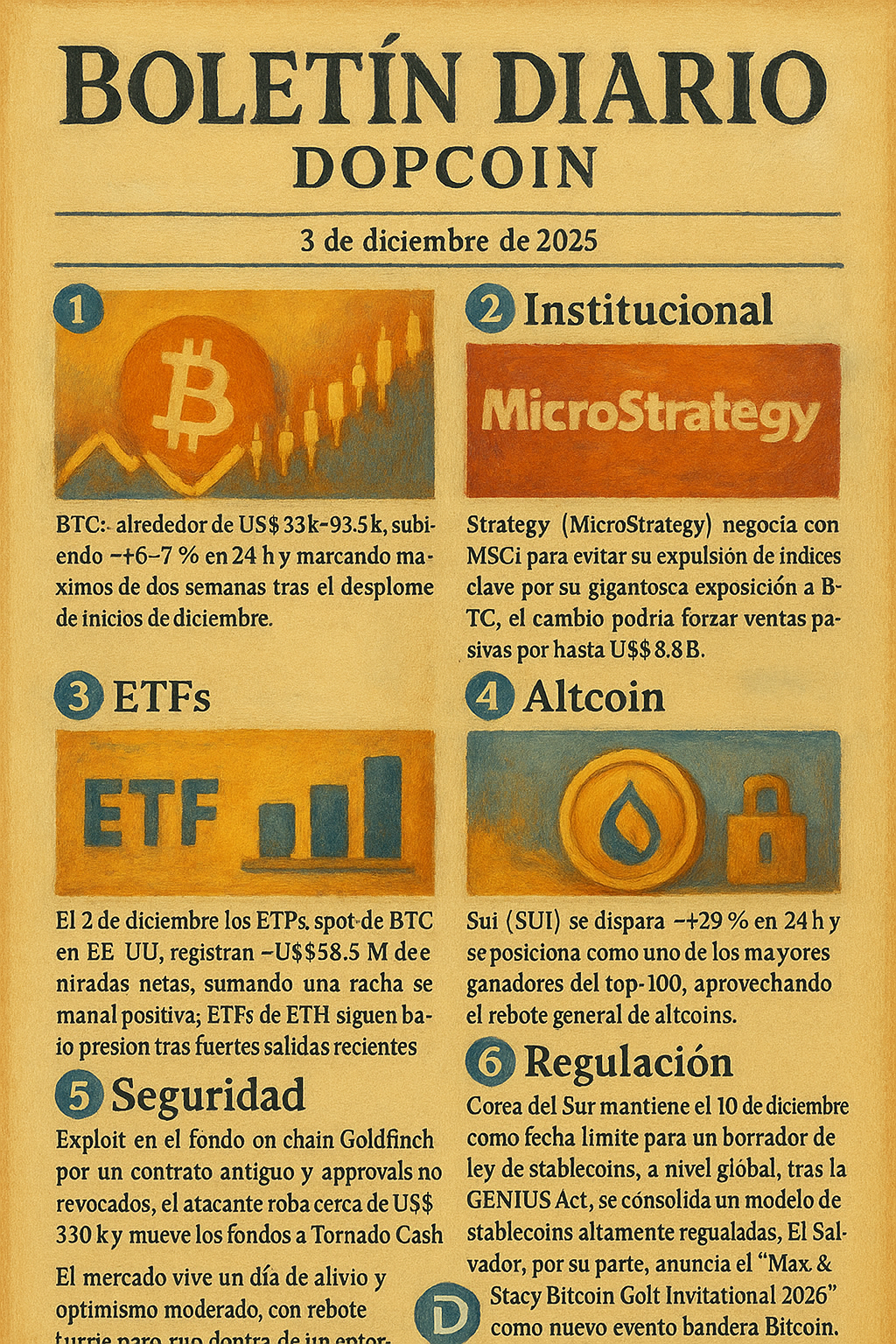 📅 3 de diciembre de 2025 DOPCOIN – dopcoin.info ➡️ “Impulsando el futuro de las finanzas descentralizadas”